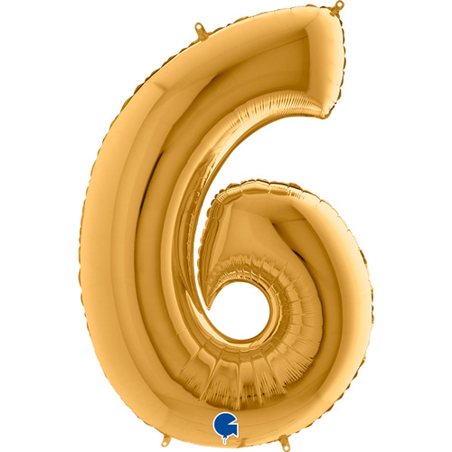 026G-Number-6-Gold-1 guld tal 102 cm