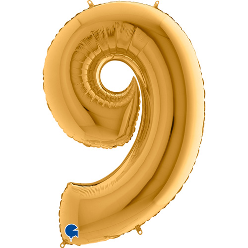 029G-Number-9-Gold-1 guld tal 102 cm