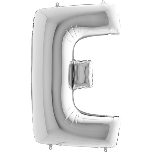 249S-Letter-E-Silver-4022 sølv bogstav E 102 cm
