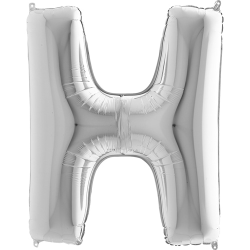 279S-Letter-H-Silver-4022 sølv bogstav H 102 cm