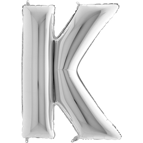 309S-Letter-K-Silver-4022 sølv bogstav K 102 cm