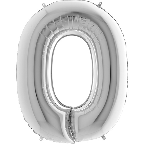 349S-Letter-O-Silver-4022 sølv bogstav O 102 cm