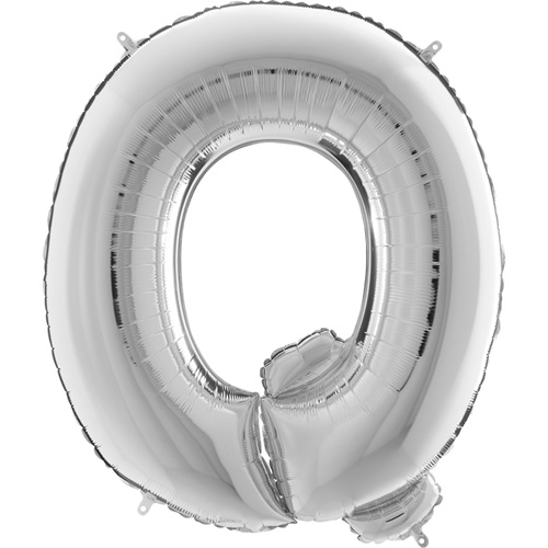 369S-Letter-Q-Silver-4022 sølv bogstav Q 102 cm