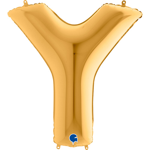 442G-Letter-Y-Gold guld bogstav Y 102 cm