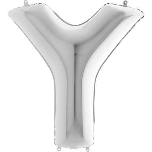 449S-Letter-Y-Silver-4022 sølv bogstav Y 102 cm