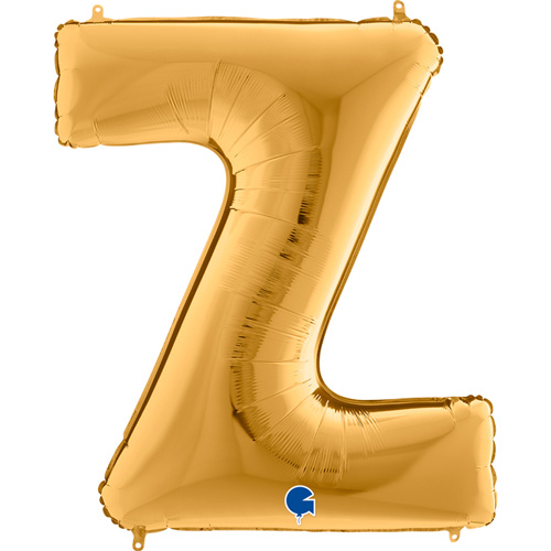 452G-Letter-Z-Gold guld bogstav Z 102 cm
