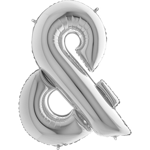 469S-Symbol-Ampersand-Silver-4022 sølv bogstav & 102 cm